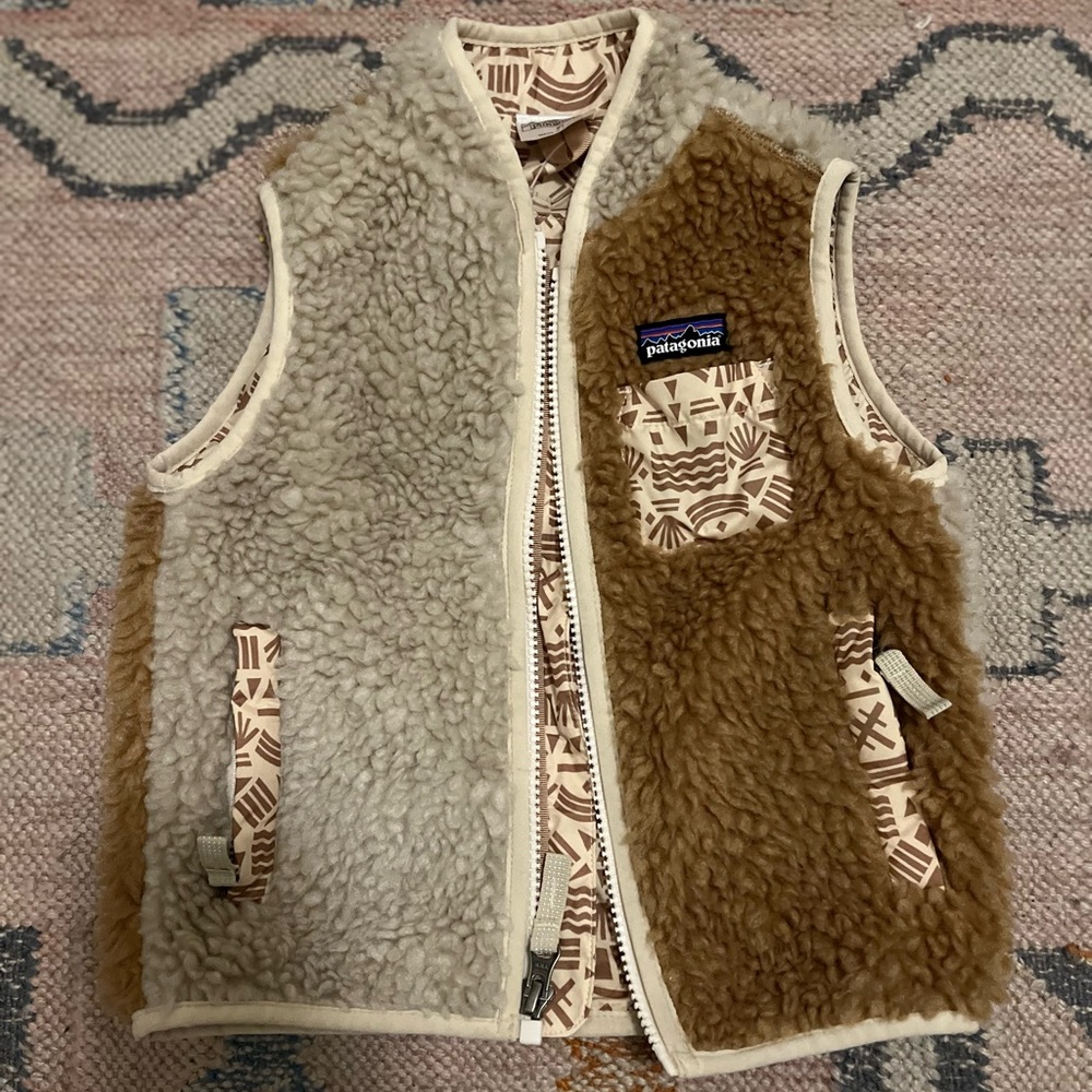 Patagonia Toddler Sherpa Vest Size 2T